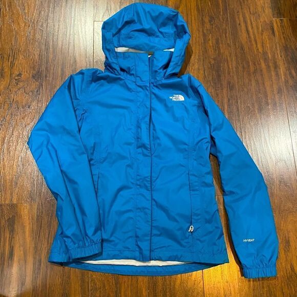 North Face blue windbreaker rain jacket - Picture 2 of 10